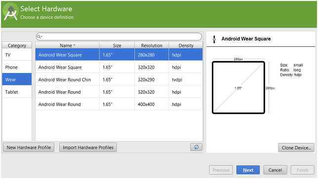 Select Wear under category
